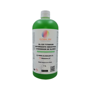 Detergente Industrial con inhibidor de olores 1LT GL320 Titanium
